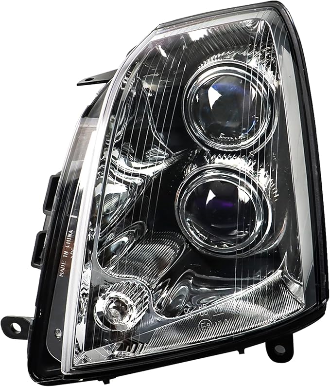 Headlight Headlamp Assembly Halogen Driver Side Replacement for STS 2005 2006 2007 2008 2009 2010 2011 Replacement for GM2502278 Left LH