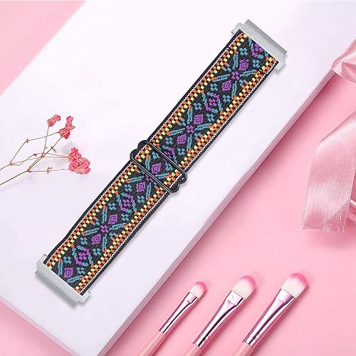 Chofit Elastic Nylon Loop Replacement Band for Watch, Compatible with Spade Health Smartwatch 3,Soft Stretchy Adjustable Watch Strap
