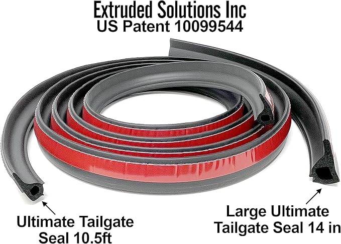 ESI Ultimate Tailgate Seal with Taper Seal for GMC Sierra with MultiPro Tailgate and Chevrolet Silverado with Multi-Flex Tailgate