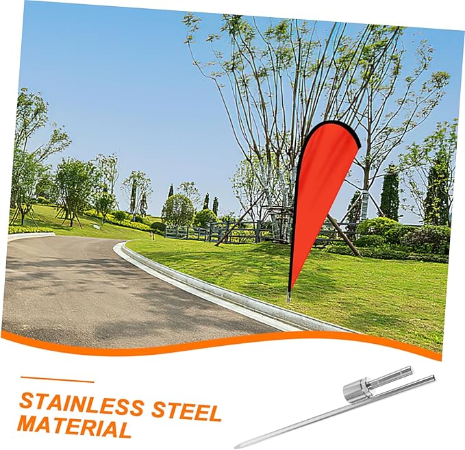 Stainless Steel Ground Stake for Flagpole Pole Holder Sleeve Bearing Flagpole Hardware