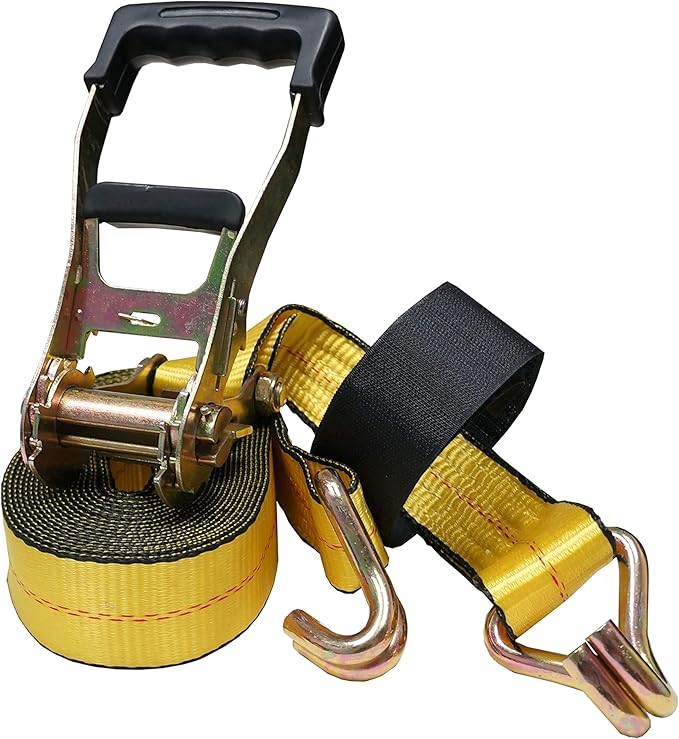 C12271 2" x27' Essential Ratchet Tie Down10000LBS Break StrengthDJ HookSingle PK