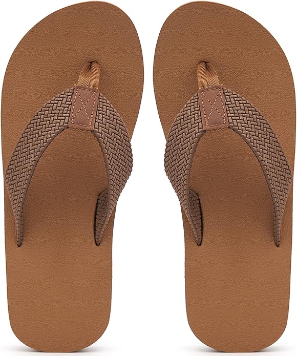 MAIITRIP Men's Soft Comfort Flip Flops(Size:7-15)
