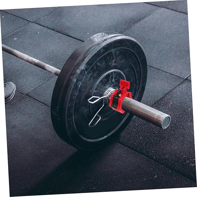 Barbell Weight Clips Barbell Clamps Locking Clips for Weightlifting Gym Fitness Equipment Quick Release Design