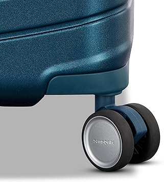 Framelock Max 21 Carry-On Hardshell Zipperless Luggage - Highly Secure Integrated EazylockTM Mechanism - RightHeightTM Adjustable Handle System - 360 Spinner Wheels - Airline Approved - Emerald Teal
