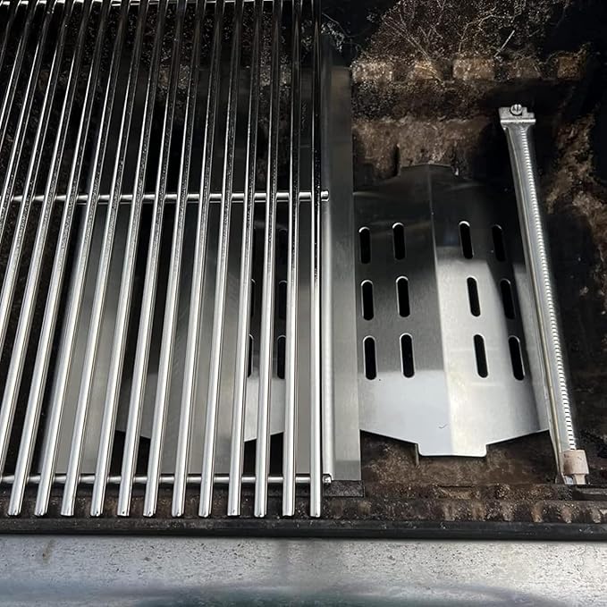 Genesis Grill Parts 17.5" Flavorizer Bars Heat Deflector for Weber Genesis 300 Series Weber E310 E320 E330 EP310 EP320 EP330 Front Control, Grill Replacement Parts for Weber 7620 7622 Accessories