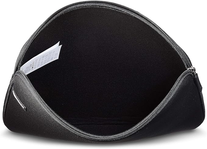 Basics 17.3-Inch Laptop Sleeve, Protective Case with Zipper - Black