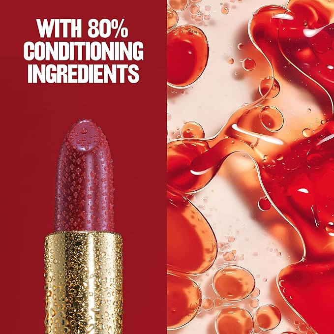 Revlon Super Lustrous Lipstick, Creamy Formula For Soft, Fuller-Looking Lips, Moisturized Feel, 810 Uncut Ruby, 0.15 oz