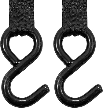 Camco Retractable Transom Tie Down Strap - Secures Your Boat While Traveling Bolt-On Design 1,500 lb. Break Strength Measures 1 W, 5 12 L Durable Corrosion Resistant Design - (50032)