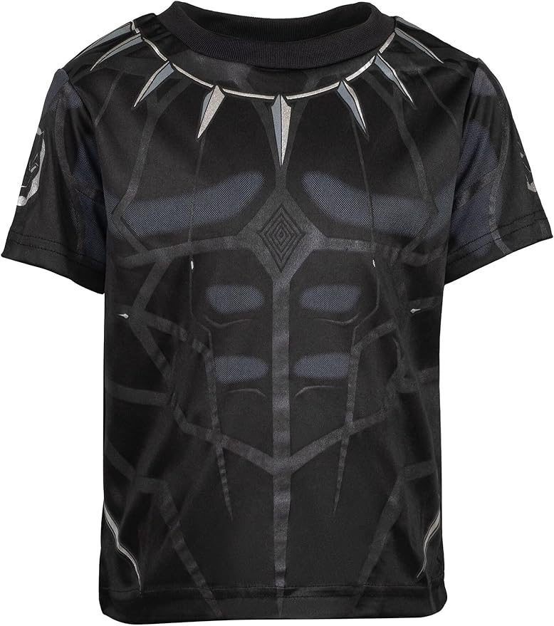 Marvel Avengers Captain America Iron Man Venom Hulk Cosplay Athletic T-Shirt and Shorts Outfit Set Toddler to Little Kid