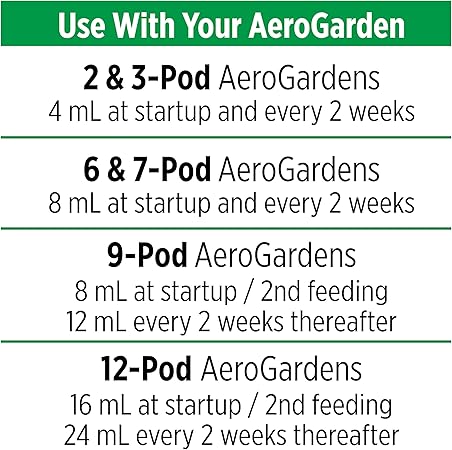 Miracle-Gro AeroGarden Liquid Plant Fertilizer for Use in AeroGarden Hydroponic Indoor Garden, 3 fl. oz.