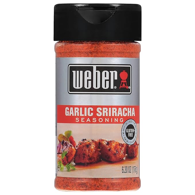 Weber Garlic Sriracha Seasoning, 6.2 Ounce Shaker