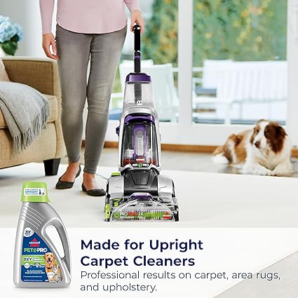 Bissell Professional Pet Carpet Cleaner Shampoo, 48 Ounce, Silver