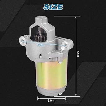 12V Electric Starter Compatible with MTD Yard Man Craftsman Riding Mower Machines 75112207 951-12207 751P12207A Engine 4P90M0 751-12207A
