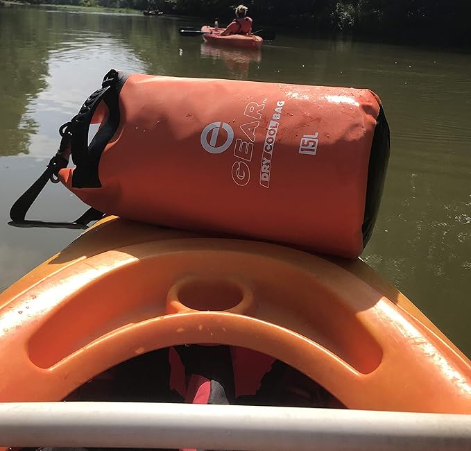 Floating Cooler Bag Roll Top Insulated Dry Backpack - Leak Proof, Collapsible, Waterproof Cooler with Padded Shoulder Strap - Perfect for Kayaking Fishing Beach Hiking -15L