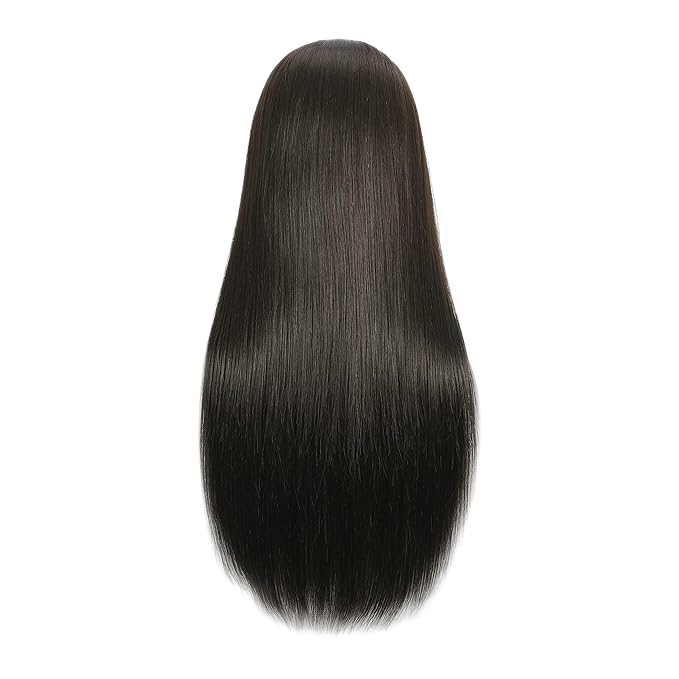 30 Inch 20 Real Human Hair Mannequin Head with Stand for Hairdresser Practice Manikin Cosmetology Doll Training Head Braiding Styling Curling Cutting Display