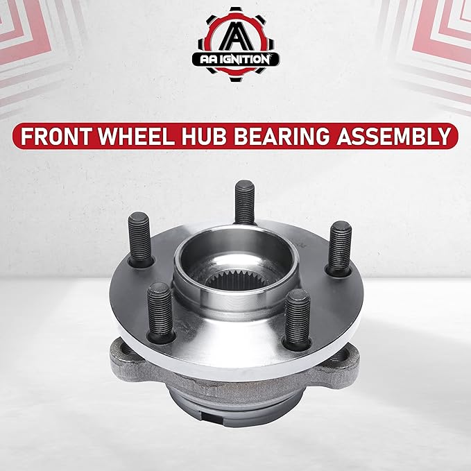Replacement Front Wheel Hub Bearing Assembly - Compatible with Infiniti & Nissan Vehicles - JX35, QX60, Altima, Maxima, Maxima,Pathfinder - Replaces 513296, 951-403, 40202-3JA1A