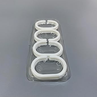 Xinhw Shower Curtain Rings, Plastic Shower Curtain Rings, Shower Curtain Hooks