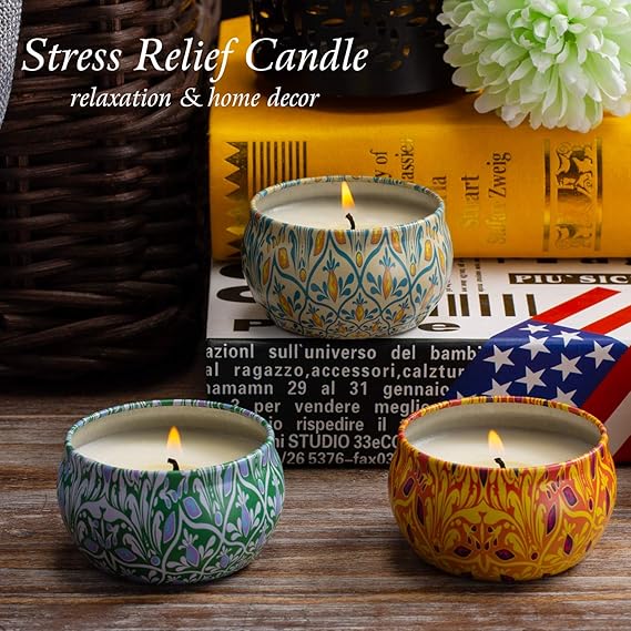Onebird 1 Pc, Natural Pure Soy Wax Aromatherapy Candle Essential Oils for Home and Women