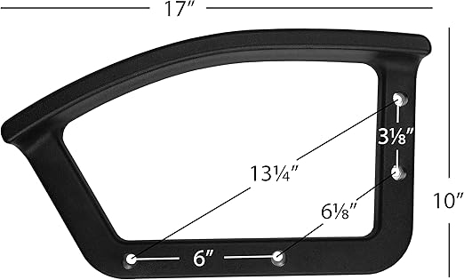 Replacement Office Chair Loop Arm - Angled Style Left Side - ECA-L