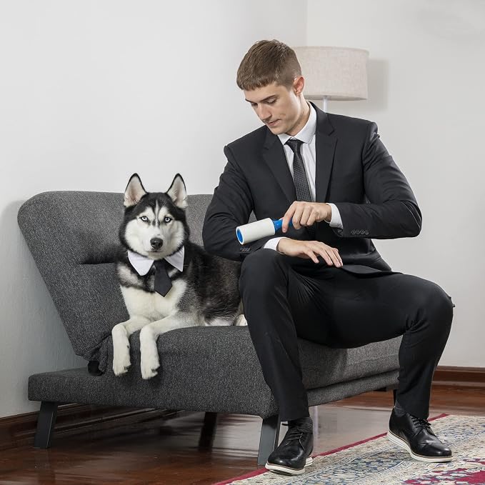 PetLovers Extra Sticky Lint Roller Mega Value Set 500 Sheets for Pet Hair Removal, Dog and Cat Lint Remover 5 Pack