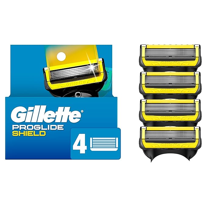 Gillette ProGlide Shield Razor Refills for Men, 8 Blade Refills