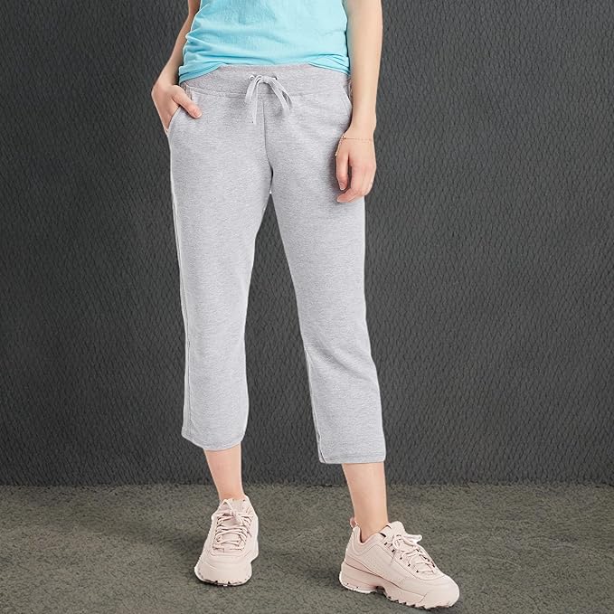 Hanes Women's Sweatpants, French Terry Capris, Women's Capri Joggers