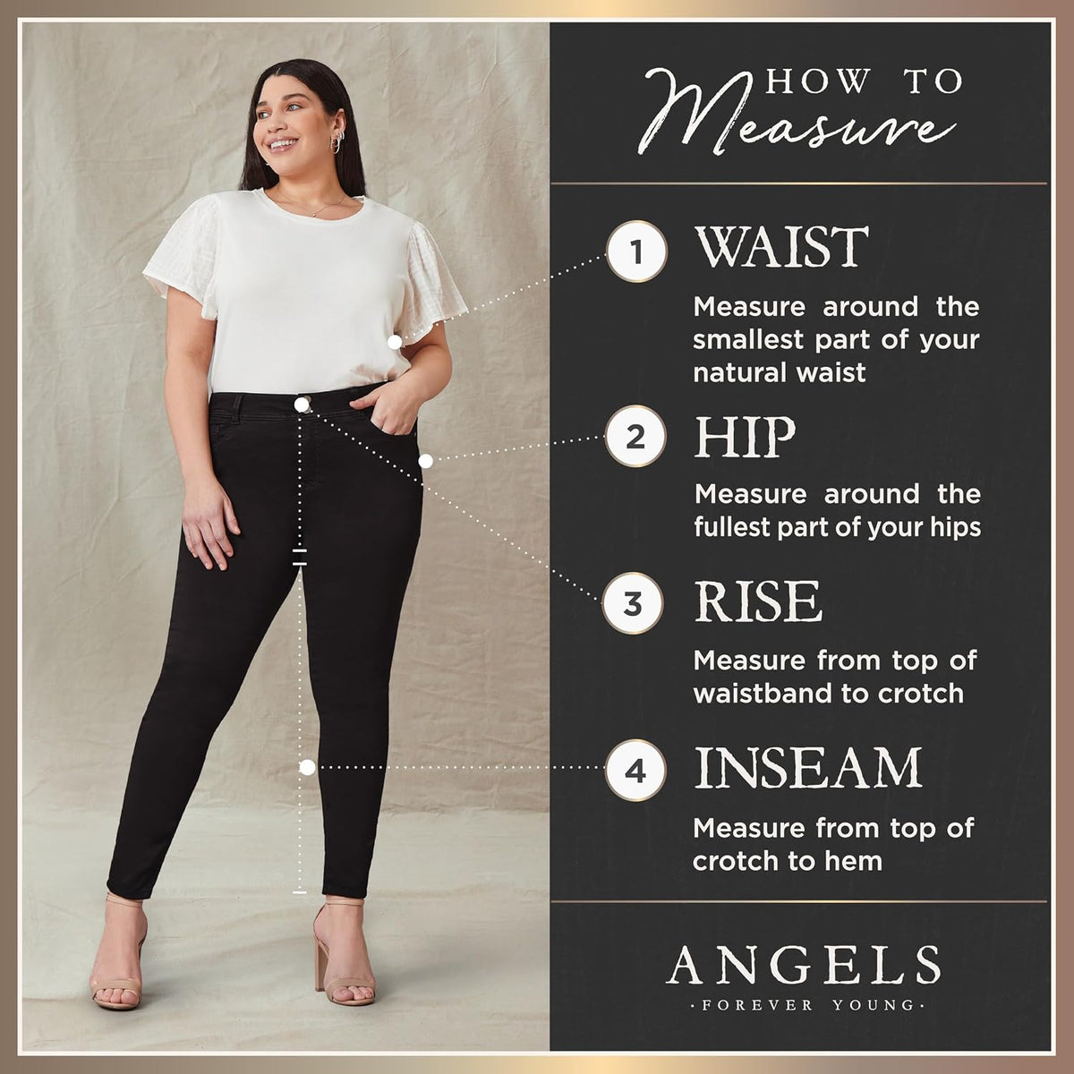 Angels Forever Young Women's 360 Sculpt Skinny Mid-Rise Jeans