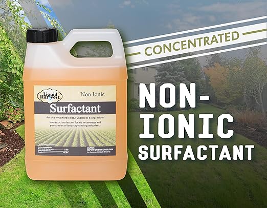 Concentrated Surfactant for Herbicides Non-Ionic 32oz, Increase Product Coverage, Increase Product Penetration, Increase Product Effectiveness