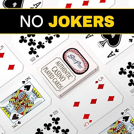 Las Vegas Style Playing Cards Assortment of Nevada Casinos May Include Dealer Markings No Jokers 1 Deck of Poker Cards