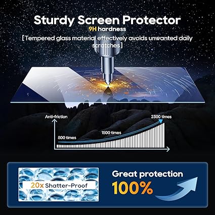 LFOTPP 2016-2018 Volvo V90 XC90 S90 Sensus 8.7 Inch Car Navigation Screen Protector,9H Tempered Glass Infotainment Screen Center Touch Screen Protector Anti Scratch High Clarity