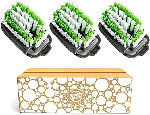 Scotch-Brite Advanced Soap Control Dishwand Brush Refill, 3 Pack
