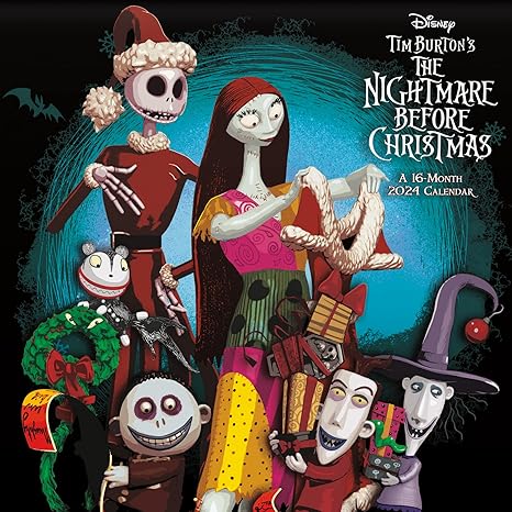 2024 Disney The Nightmare Before Christmas Wall Calendar