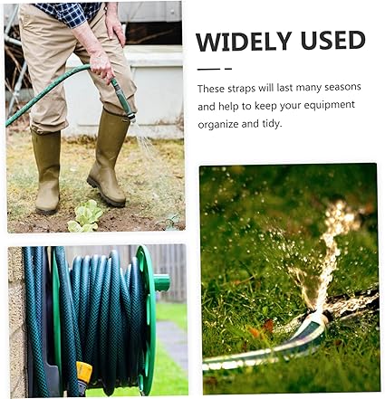 SUPVOX 2pcs Easy-Carry Storage Straps Gardening Tote Strap Gardening Supplies Water Cables Storage Strap Extension Cords Hanger Coat Hangers Hose Adjustable Tote Strap Vacuum Lanyard
