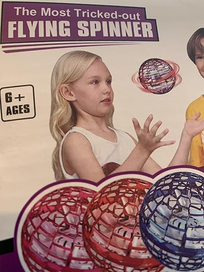 Flying Spinner Toy, Ages 6+, for Kids & Adults, Tricked Out Design