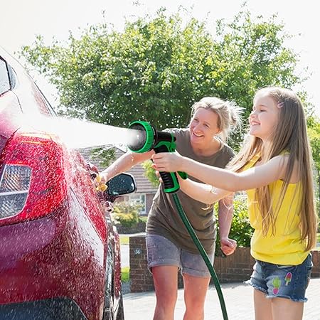 Garden Hose Nozzle, 10-Function Nozzle, High Pressure Nozzle Sprayer for Garden Watering, Washing The Floor, High-Pressure Car Wash Water Nozzle, Without Water Pipe 1346