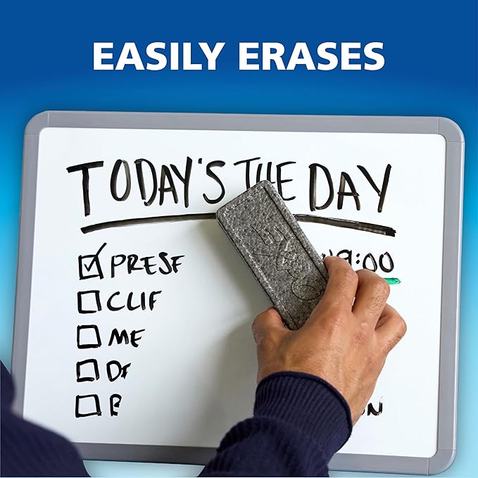 EXPO Dry Erase Markers, Low Odor Ink, Black, Fine Tip, 36 Count