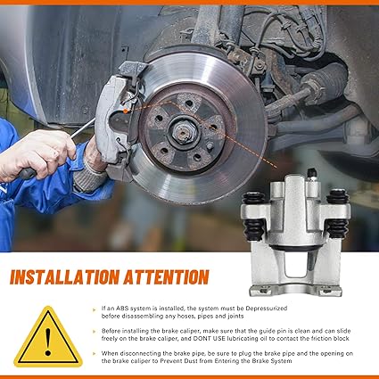 DRIVESTAR 184604 184605 Left & Right Rear Brake Calipers, fit 1995-2002 for Ford Explorer, 1998-2002 for Ford Ranger, 1997-2001 for Mercury Mountaineer