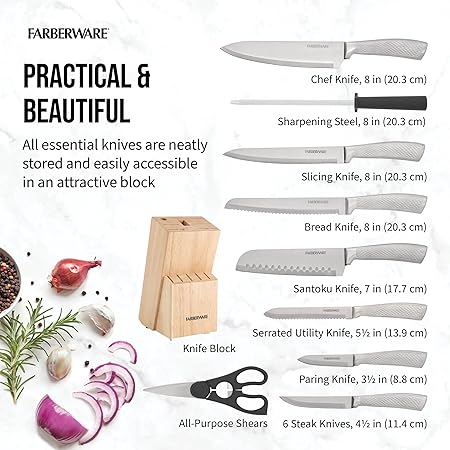 Farberware Knife Holder- (KNIVES NOT INCLUDED)