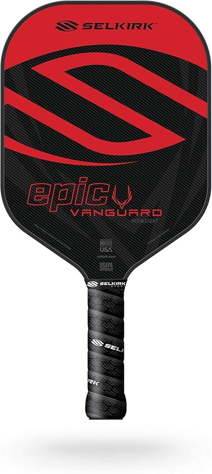 Selkirk Vanguard Hybrid Polypropylene X5 Core Vanguard Power Polypropylene X6 Core Pickleball Paddles Carbon Fiber Lightweight Pickleball Paddle Midweight Pickle Ball Paddles Made in The USA