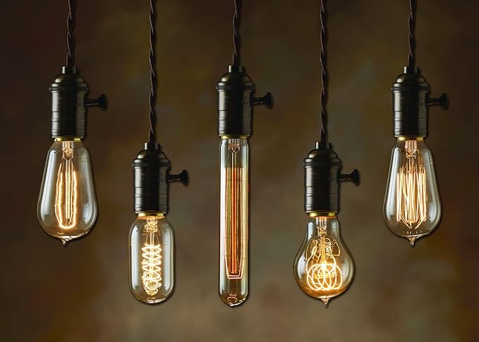 Bulbrite 134019 40W Nostalgic Edison Squirrel Cage-style Bulb