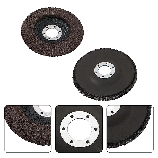 100 Pack 40 Grit Flap Discs 4.5 Inch x 78 Inch Arbor Premium Zirconia Grinding Wheels for Metal, Steel, and Welds