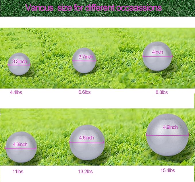Shot Put Ball - Iron Shotput Ball for Girls & Boys, 2Kg to 6Kg, High School Track & Field Competition