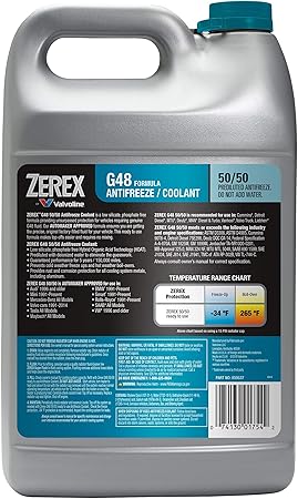 Valvoline Zerex G48 Low Silicate/Phosphate Free 50/50 Ready-to-Use Antifreeze/Coolant 1 GA