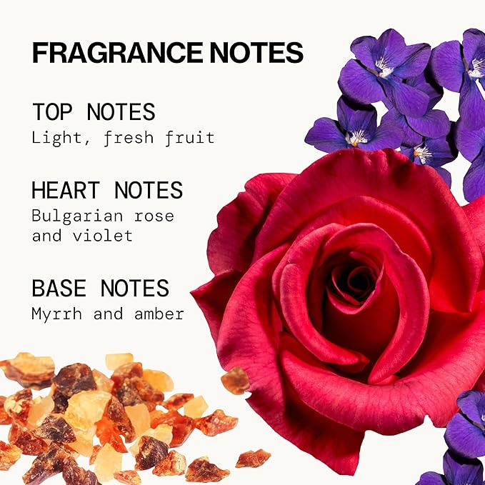 Pacifica Beauty, Persian Rose Clean Fragrance Spray Perfume, Made with Natural Essential Oils, Fresh Rose Scent, Vegan Cruelty Free, Phthalate-Free, Paraben-Free, Gifts for Her, 29 ml. 1 fl. oz