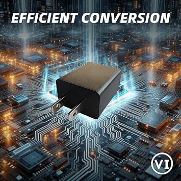5V1A Power Adapter Plug for Wall Outlet (UL Certified, Black, 1pcs), 5W USB Charger Block for Cell Phones, Tablets, Earphones, Power Banks, Smart Wearables, Toys and More Electronic Gadgets