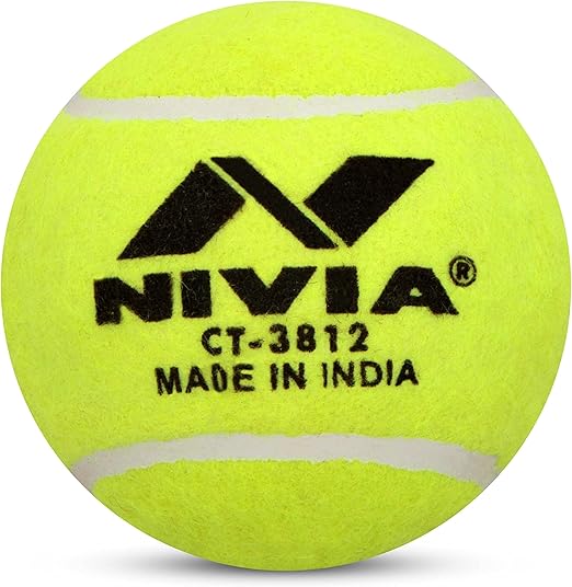 Nivia Heavy Tennis Ball Cricket Ball (Pack of 6)