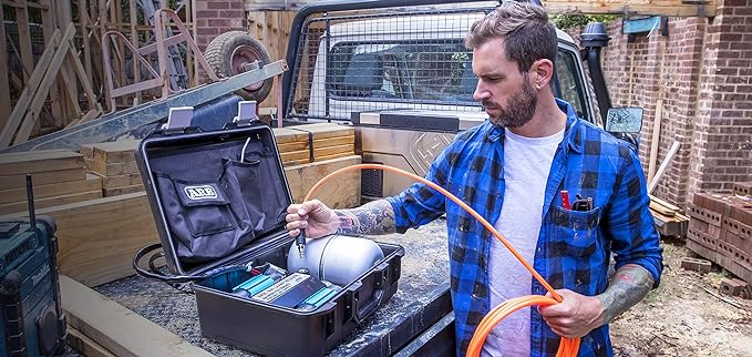 ARB 171302 V2 Portable Tire Inflation Kit, Includes High-Temperature Air Hose 23 Foot and Redesigned Accessories Kit, Quick Fitting for Universal On Board Systems and Air Compressors