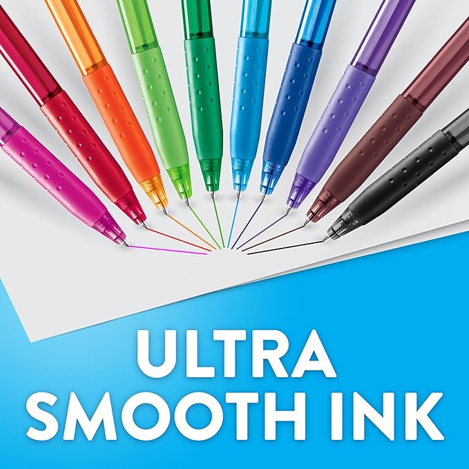 Paper Mate InkJoy 300RT Retractable Ballpoint Pens, Medium Point (1.0mm), Black, 24 Count