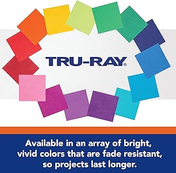 Tru-Ray Heavyweight Construction Paper, Gold, 12" x 18", 50 Sheets