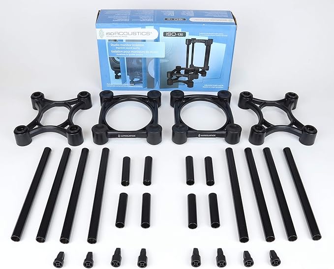 IsoAcoustics Iso-Stand Series Speaker Isolation Bases Only: Iso-130 (5.1" x 6) Pair